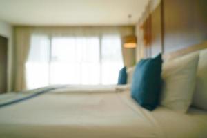 abstract blur bedroom for background photo