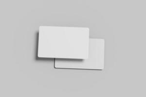 Blank Credit Card Mockup photo