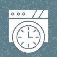 Wall Clock Vector Icon