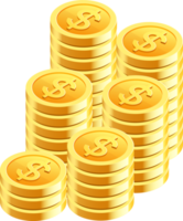 gold coin money symbol icon png