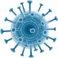 couleur du symbole du virus png