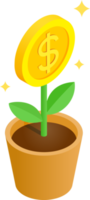 Money tree symbol png