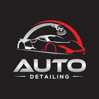 Car auto detailing servis logo design Illustration template vector