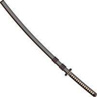 símbolo de la espada samurái png