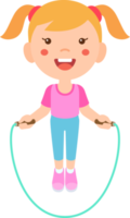 Children fitness exercise png