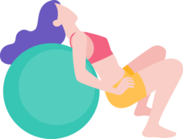 Fitness-Trainingsball png