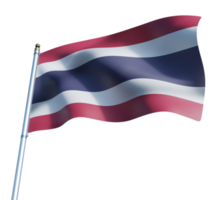 vlag van Thailand png