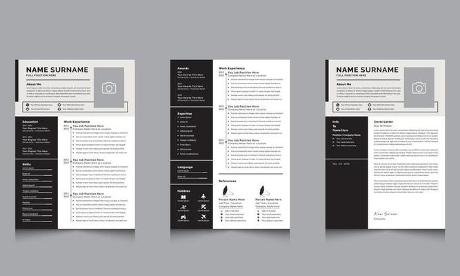 Modern creative cv resume template Design Bio-Data, Bio, Professional, Cv Template