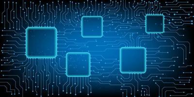 Computer chip Electronic circuit board vector for technology and finance concept and education for future