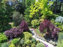 Butchart garden in Vancouver Canada photo