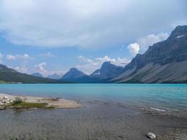 Turquoise water at Louise lake in Canada 2 photo