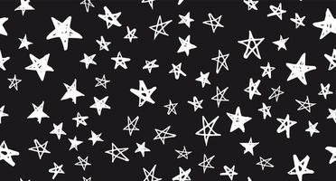 3349.epsBig Stars set. Hand drawn doodle illustrations vector