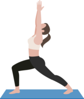 exercícios de posturas de ioga png