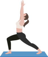 exercices de postures de yoga png