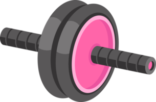 icono de símbolo de rueda de rodillo de ejercicio png