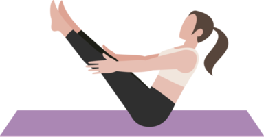exercices de postures de yoga png