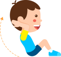 exercícios de fitness para crianças png