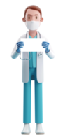 personagem de desenho animado médico png