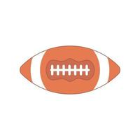 american footbal icon of color style design vector