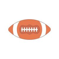 american footbal icon of color style design vector