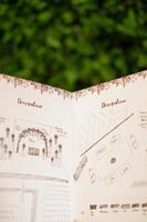 wedding book illustration as a background photo