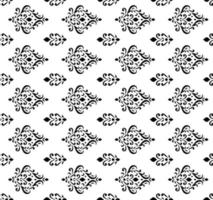 Black and white pattern. Vector seamless modern stylish abstract texture. Repeating geometric elements for web and textile
