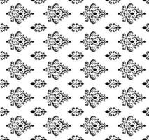 Black and white pattern. Vector seamless modern stylish abstract texture. Repeating geometric elements for web and textile