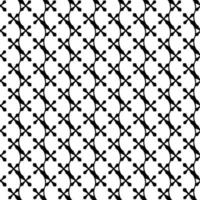Abstract vector art with black and white seamless monochrome lines pattern