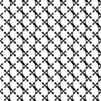 Abstract vector art with black and white seamless monochrome lines pattern