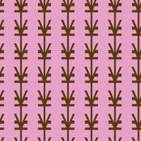 Abstract vector art. Seamless monochrome lines pattern for textile print