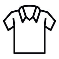 Template shirt icon outline vector. Blank design vector