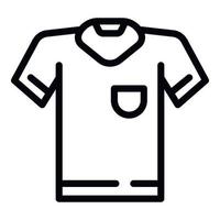 Advertising shirt icon outline vector. Fashion top vector