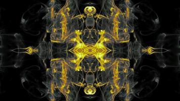 abstrakt rök spridning spegel symmetrisk effekt video