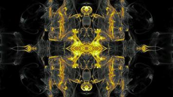 Abstract Smoke Spread Mirror Symmetric Effect video