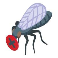Fly tsetse icon isometric vector. Insect pest vector