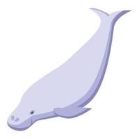 Zoo dugong icon isometric vector. Sea mammal vector