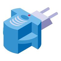 Mosquito protective plug icon isometric vector. Dengue protection vector