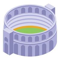 Culture amphitheater icon isometric vector. City travel vector