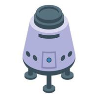 Astronaut spaceship icon isometric vector. Space colonization vector