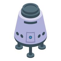 Astronaut spaceship icon isometric vector. Space colonization vector