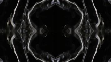 Abstract Smoke Spread Mirror Symmetric Effect video