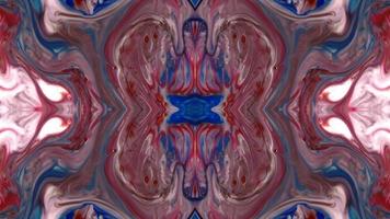 Abstract Colorful Paint Spread Mirror Reflection Fantasy video