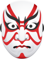 símbolo de máscara kabuki png