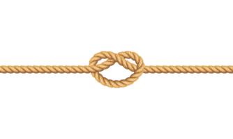 Rope knots line png