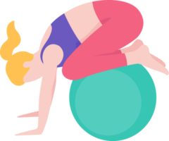 Fitness-Trainingsball png