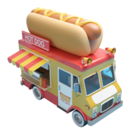 Hot dog truck png
