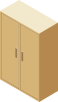 kleiderschrank isometrische illustrationen png