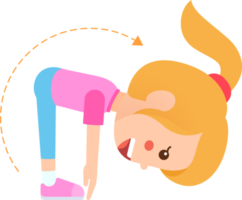 Fitnessübungen für Kinder png