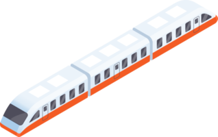 cielo tren isometrico png