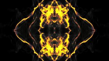 Abstract Smoke Spread Mirror Symmetric Effect video